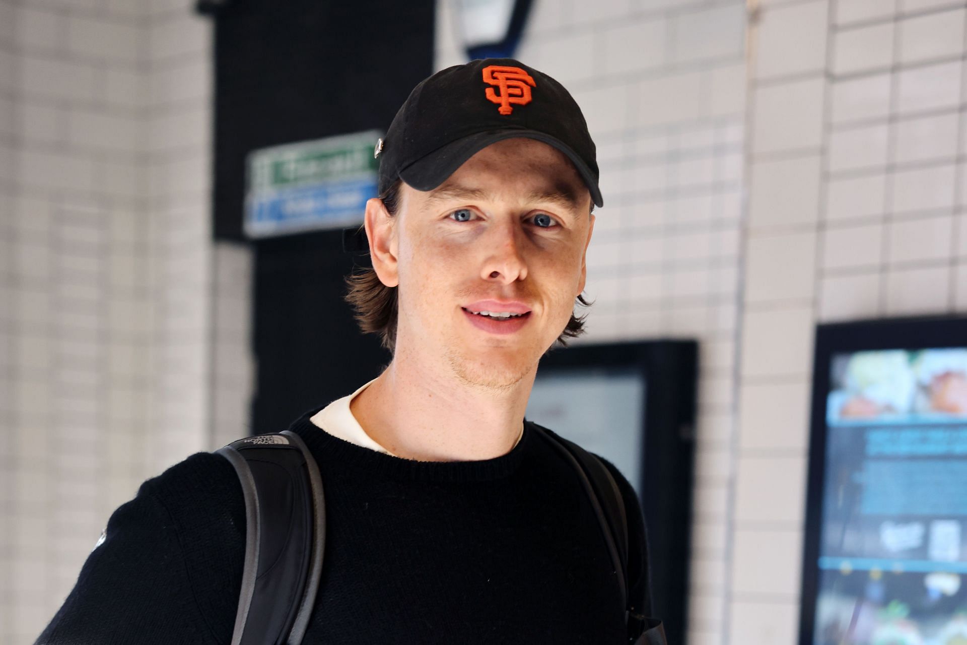 Harris Dickinson arrives at Picturehouse Central for the Picturehouse Create Industry Event on April 04, 2025, in London, England. (Image via Getty)
